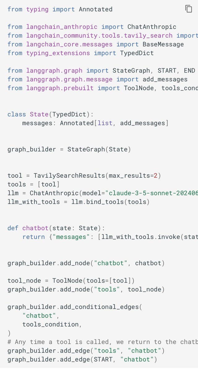 基于LangGraph的ReAct模式状态图逻辑链路