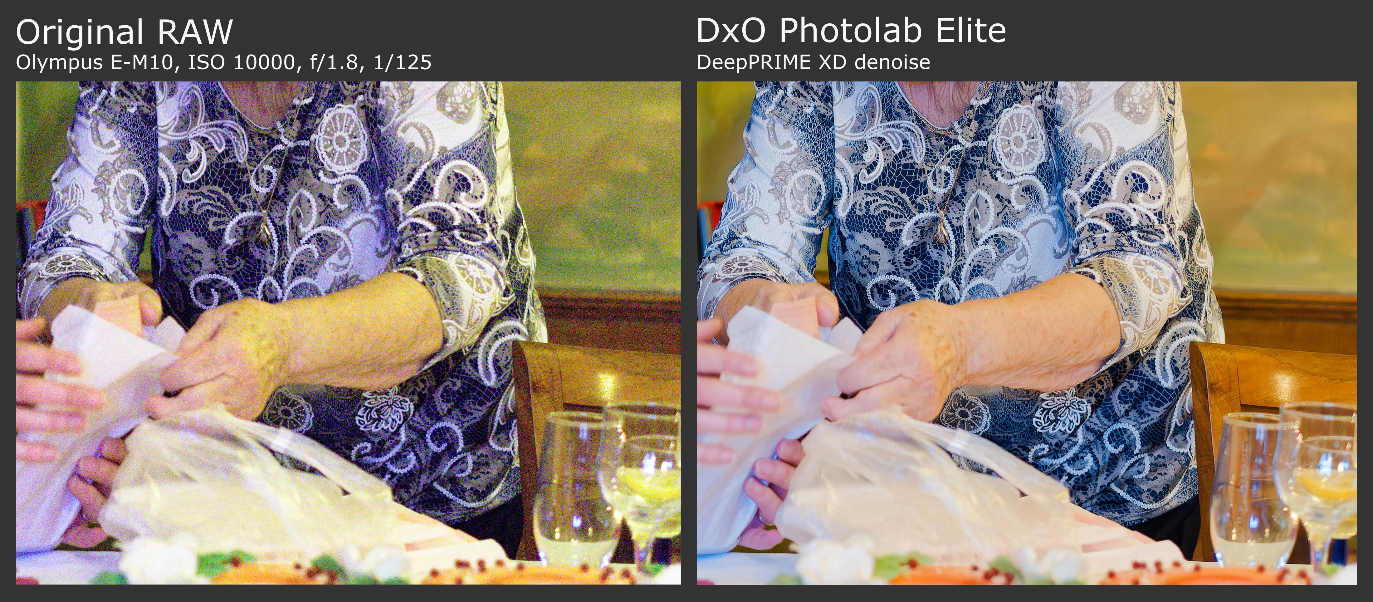 DxO PureRAW AI降噪参数设置界面示意图