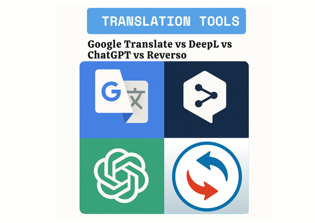 主流AI翻译工具DeepL与大模型性能对比图
